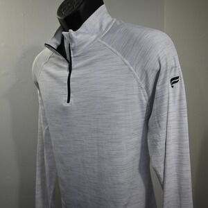 Fabletics 1/4 Zip Golf Jacket Mens Size Large SLIM Nylon Performance Long Sleeve